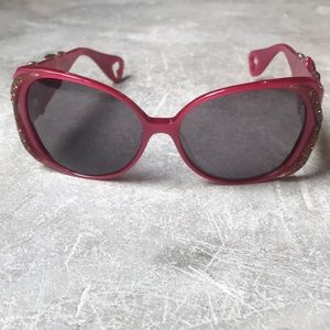 Betsey Johnson Heartbreaker Sunglasses w/ crystals